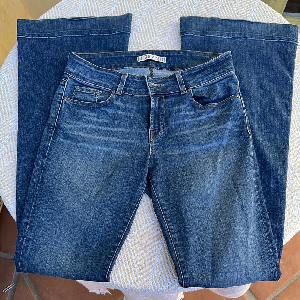 J BRAND's Lovestory low-rise flares/bell-bottoms